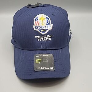 NWT NIKE 2021 Ryder Cup Legacy 91 Dri Fit Hat Whistling Straits Strap One Size